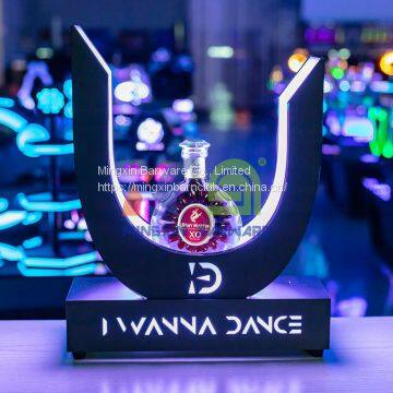 U Shape Bottle Glorifier  LED bottle presenter for nightclub