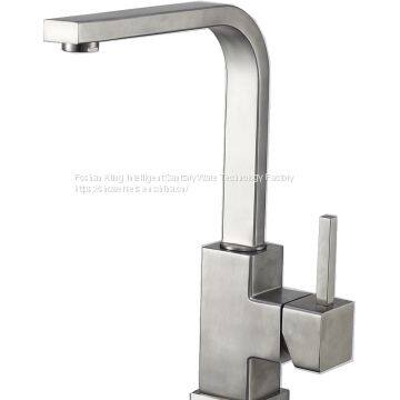 desk mount faucets for kitchen sink SUS304 ceramic cartridge thinkness 1.0mm brushed finished factory supply direct