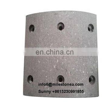 Drum brake lining FH1001R for Japanese truck trailer