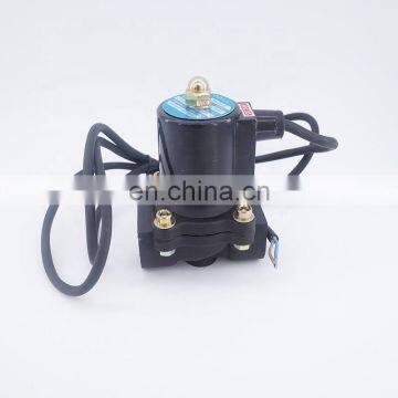 2 way 2w waterproof solenoid valve plastic 1/2 3/4 inch 220V AC Normally close 2W160-15 2W200-20 Engineering plastics valve