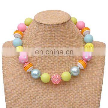 Easter Girl Necklace Bracelet 2pcs Set Chunky Bubble Beads Boutique Jewelry Sets photo-2