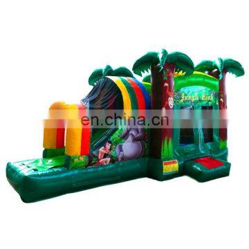 Best price  Popular Inflatable 3 in 1 combo,  Inflatable Forest tribes Bouncer Slide,Jumping castle for kids In Stock