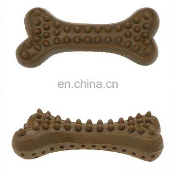 Easy to Clean Non-toxic Pet Chew Toy Molar Tooth Rubber Dog Toy Bone photo-2