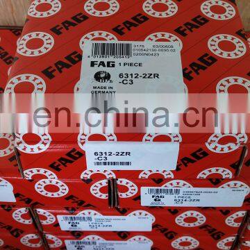 High Precision 6312 2z rs Deep Groove Ball Bearing Good Price