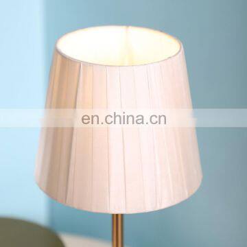 Western Simple Design Metal Base Custom Gold Luxury Unique Bedside Lamps for Hotel Home Decor photo-4