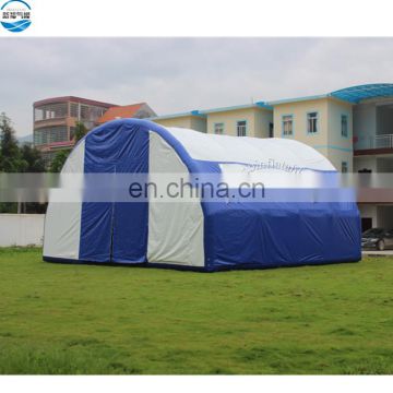 Outdoor Inflatable Paintball Tent For Bunker Sport Games , Blue Inflatable Wedding House Tent