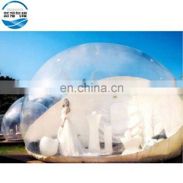 2018 New design cooling house inflatable transparent dome bubble wedding tent