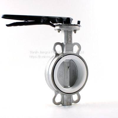 Stainless Steel Wafer Manual Butterfly Valve photo-3