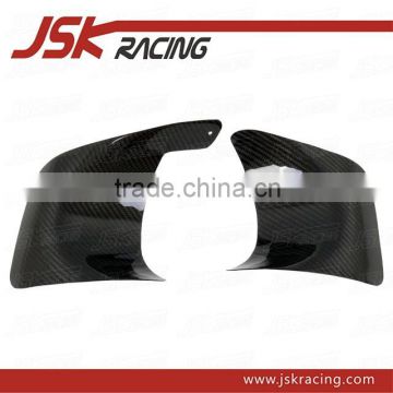 FOR EVO 10 EVO X CARBON FIBER REAR BUMPER EXHUAST HEAT SHIELD (2PCS) FOR MITSUBISHI LANCER EVOLUTION EVO 10 EVO X (JSK200837)