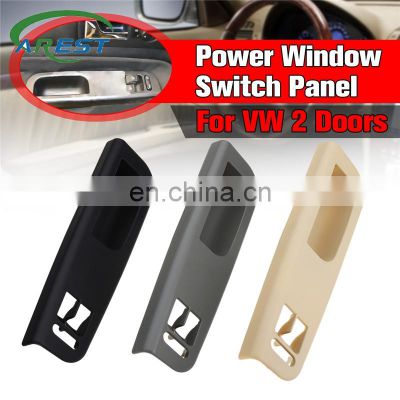 2 Doors Car Master Window Switch Control Panel Trim Bezel Switches Panel for VW Passat B5 for Jetta Golf MK4 1998-2004