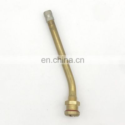 Tubeless Clamp In Brass Bus Valve Stem 27 Degree 110mm V3-20-6 Truck Tire Valve