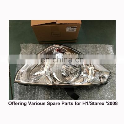 Chrome Headlamp/Gray Headlight for Hyundai Starex '2008/H1