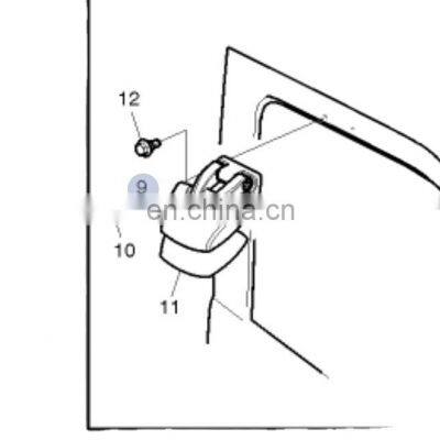 car bumpers Panel Lower Mesh Suitable for business truck 84004929