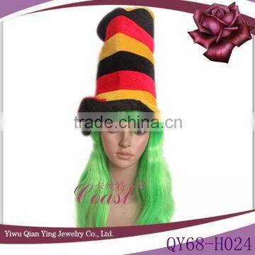 Crazy funny ployster Germany football fan high hat