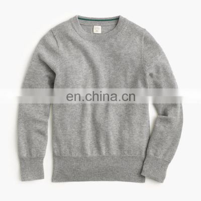 Knitted kids pullover sweater 100 cashmere sweater for boys