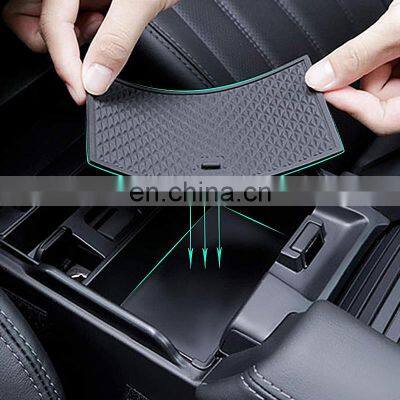 Interior Accessories Parts Silicone Armrest Rest Storage Box Center Control Console Organizer Tray For Mazda 6 Atenza 2018-2020 photo-4