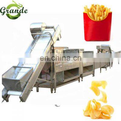 30-60KG Potato Crisps Line Making Sweet French Fries Machines Potato Crispy Machine photo-2