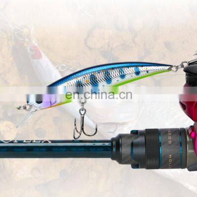 Tsurinoya 80mm 12g Wholesale Fake Bait DW96 80S 12 Colors SlowSinking Hard Minnow Fishing Lures