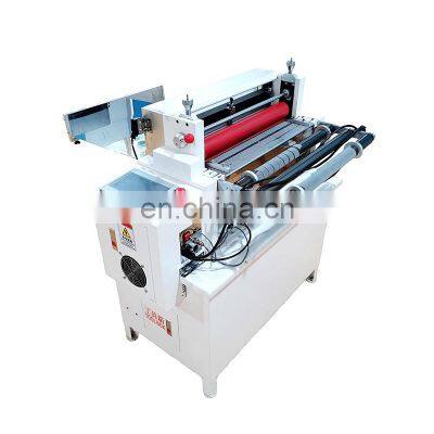 Automatic window film cutting machine with elevating material rack