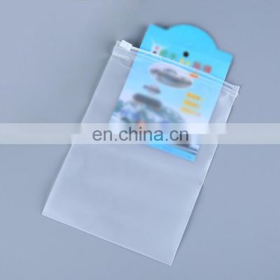 Wholesale reusable clear plastic clothes garment packaging zipper zip lock bag with logo