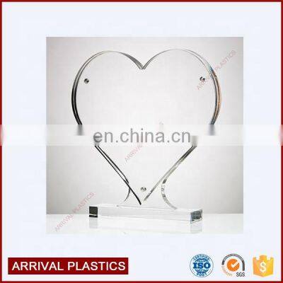 Heart Shaped Magnetic Acrylic Wedding Photo Frame photo-3