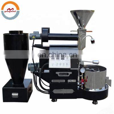 Automatic electric coffee bean roasting machine auto natural gas industrial hot air coffe beans drum roaster price for sale