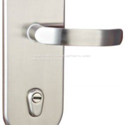 Israel hot sales zinc alloy plate door handle sets