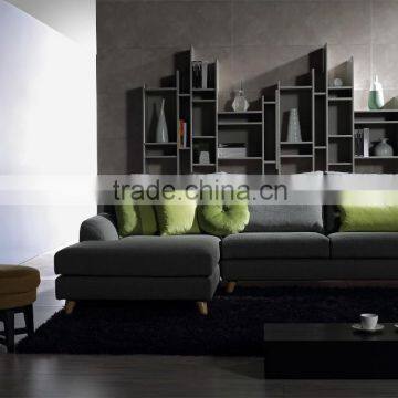 2015 Latest New Design European Style Fabric Living Room Corner Sofa Set photo-2