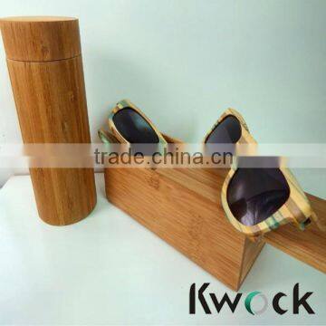 Custom Bamboo Sunglasses With Colourful Frame,color Lenses