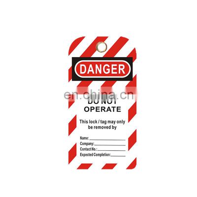 Lockout Tagout Safety Lockout Tags