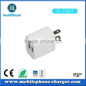 High Power 2 port usb Travel charger 5V 1A EU/US Plug USB Wall AC Power Adapter