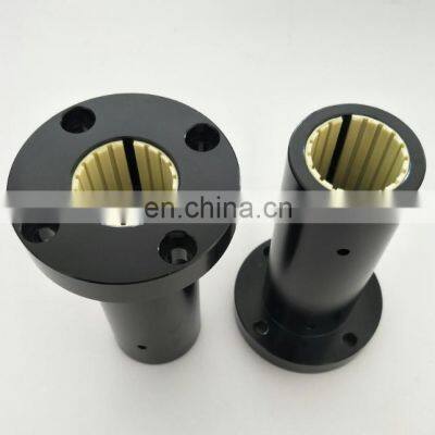 Equivalent 40mm IGUS FJUMT-01-40 Round Flange Lengthened Aluminum Housing Plastic Slide Bushing photo-3