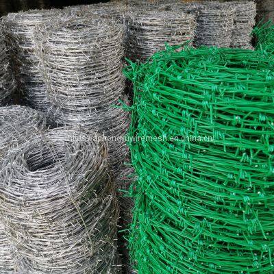 PVC Coated Green Barbed Wire Field Fence Farm Fence Cattle Fence Field Fence Grassland Fence photo-4