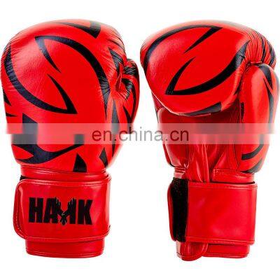 Factory Cheap Custom Professional Boxing Gloves Hot Sale China Factory Customization Logo Produced in a Chinese Black Red Blue