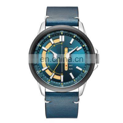 CURREN Brand men's watch Date week quartz watch waterproof calendar strap men's watch