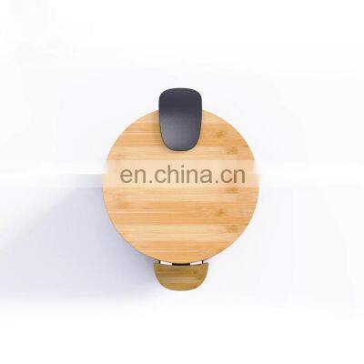 Entry-level Basic 3L 5L 12L 20L 30L Stainless Steel Round Pedal Bin Bamboo Lid Soft Close Inner Bucket Home Bathroom Kitchen photo-3