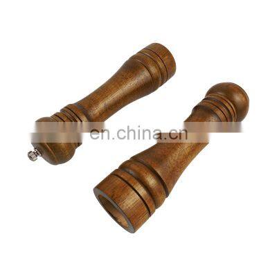 Wooden Salt and Pepper Grinder Set With Adjustable Coarseness Salt and Pepper Grinders Shaker Tableware Gifts photo-3