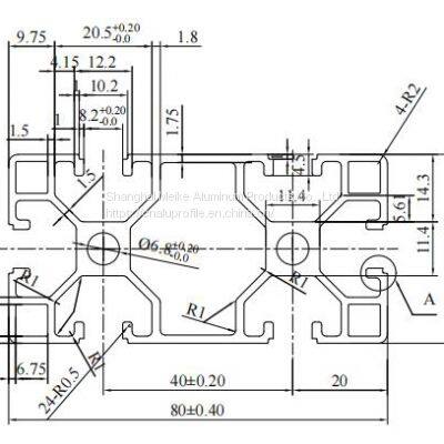 MK-8-4080C Industrial 4080 Aluminium Profiles T Slot Extrusion for Cockpit Racing Rig Simulator SIM Racing Kit Frames Factory Price photo-2