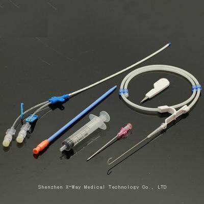 Single Double Triple Lumen Peripherally Inserted Central Venous Catheter Kits, 14G 16Ga 18Ga 20Ga 4F 5F 7F 8F Catheterization CVC Tube photo-2