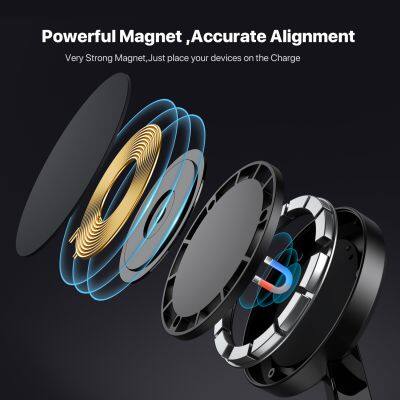 Wireless Charging Stand 15w Wireless Charger Charging Station for Multiple Devices Fast Charger Station Stand For IPhone