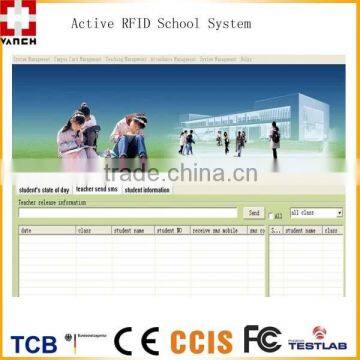 Vanch 2.4G Active RFID School Students Attendance Software System
