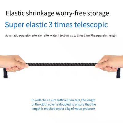 Various Lengths Garden Watering Expandable Hose Latex Inner Tube Magic Garden Hose With Nozzle photo-3