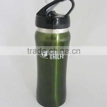 Stainless Steel Water Bottle With Straw Sport