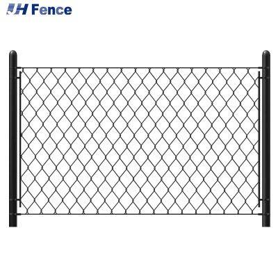 Diamond Wire Mesh Chicken Fence PVC Black Coated Galvanized Chain Link Fence