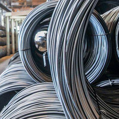 High Carbon Steel Hot Rolled Alloy 5.5mm 6.5mm Wire Rod Steel Wire photo-4