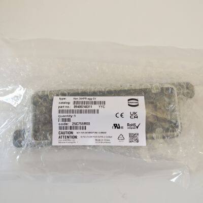 HARTING Connector 39500020133 Data module with shielding plate data connector