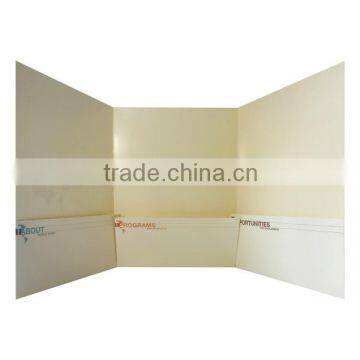Factory price Tri-fold paper documents folder