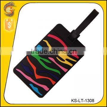 promotion wholesale shaped custom logo cheap bulk soft pvc luggage tag