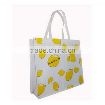 Lemon non woven tote bag/cheap tote bags