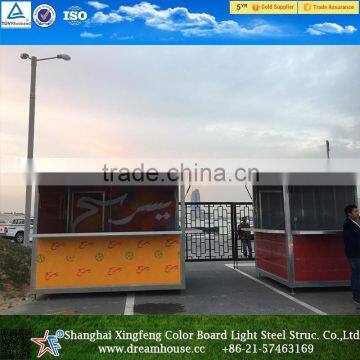 Cheap Modern Prefab Container Food Snack Pizza House/ Modern Prefab House Designs Food Kiosk Prefab Houses photo-6